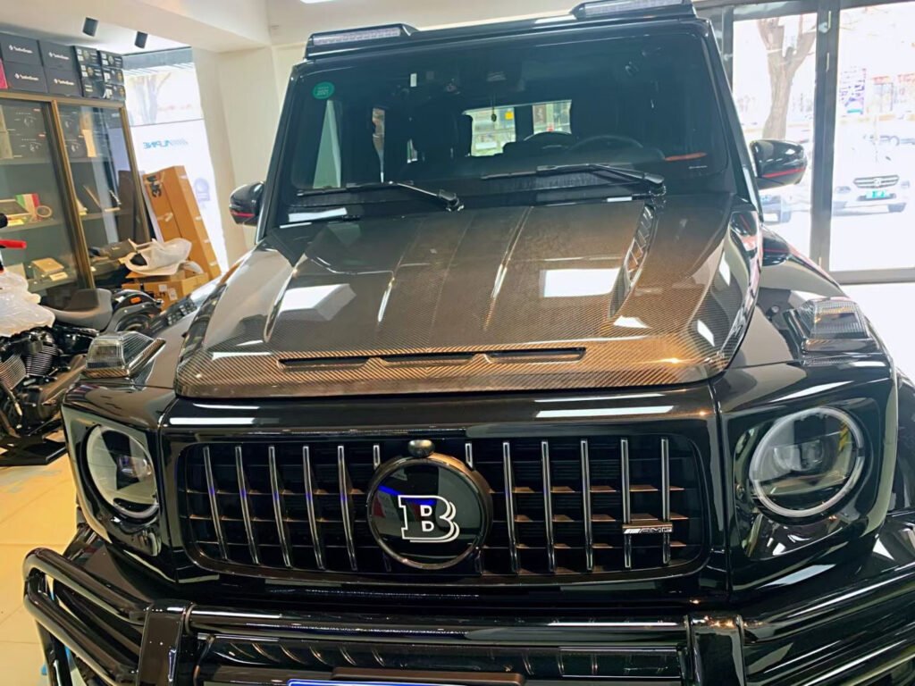 Prepreg Dry Carbon Fiber TC Style Hood Replacement - Mercedes Benz G Class W464 W463A W465 G350 G500 AMG G63