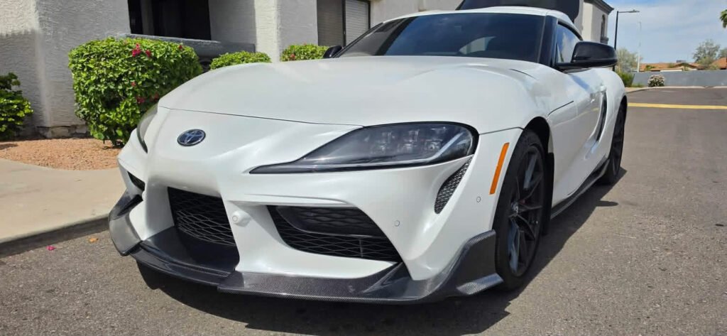 Carbon Fiber CTM V2 Front Splitter Lip - 2020-26 Toyota Supra A90 A91 MK5