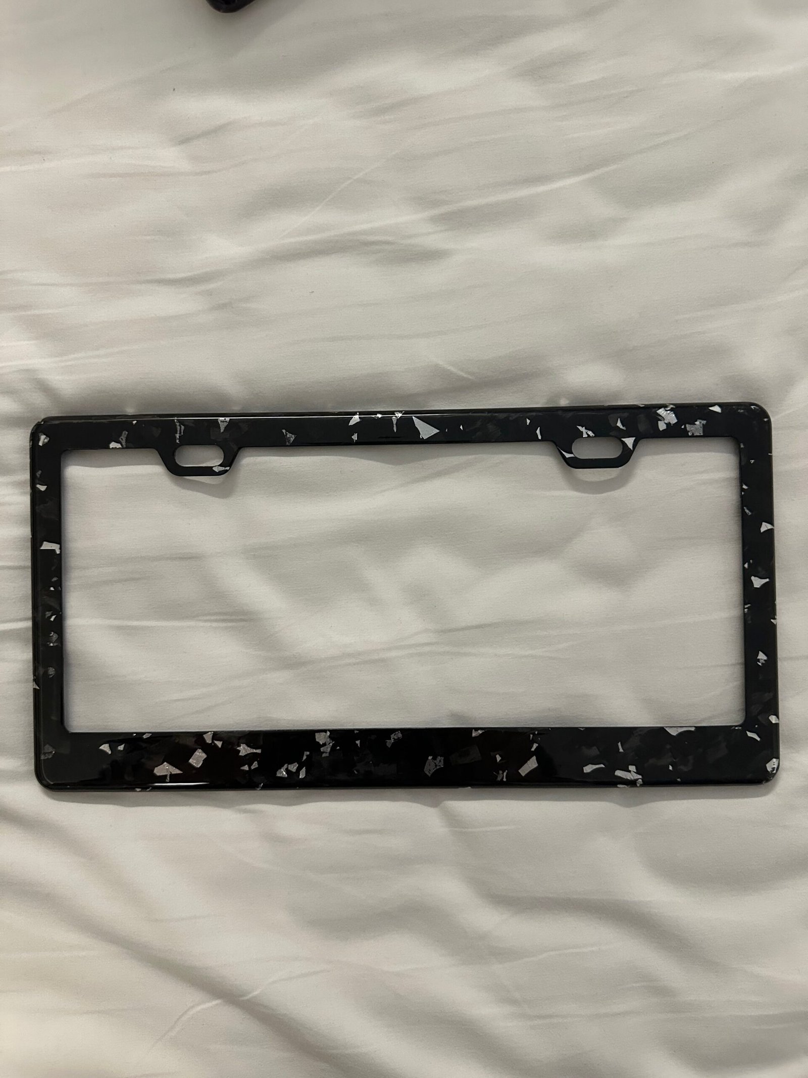 Colored Forged Carbon Fiber Universal License Plate Frame - 图片 10