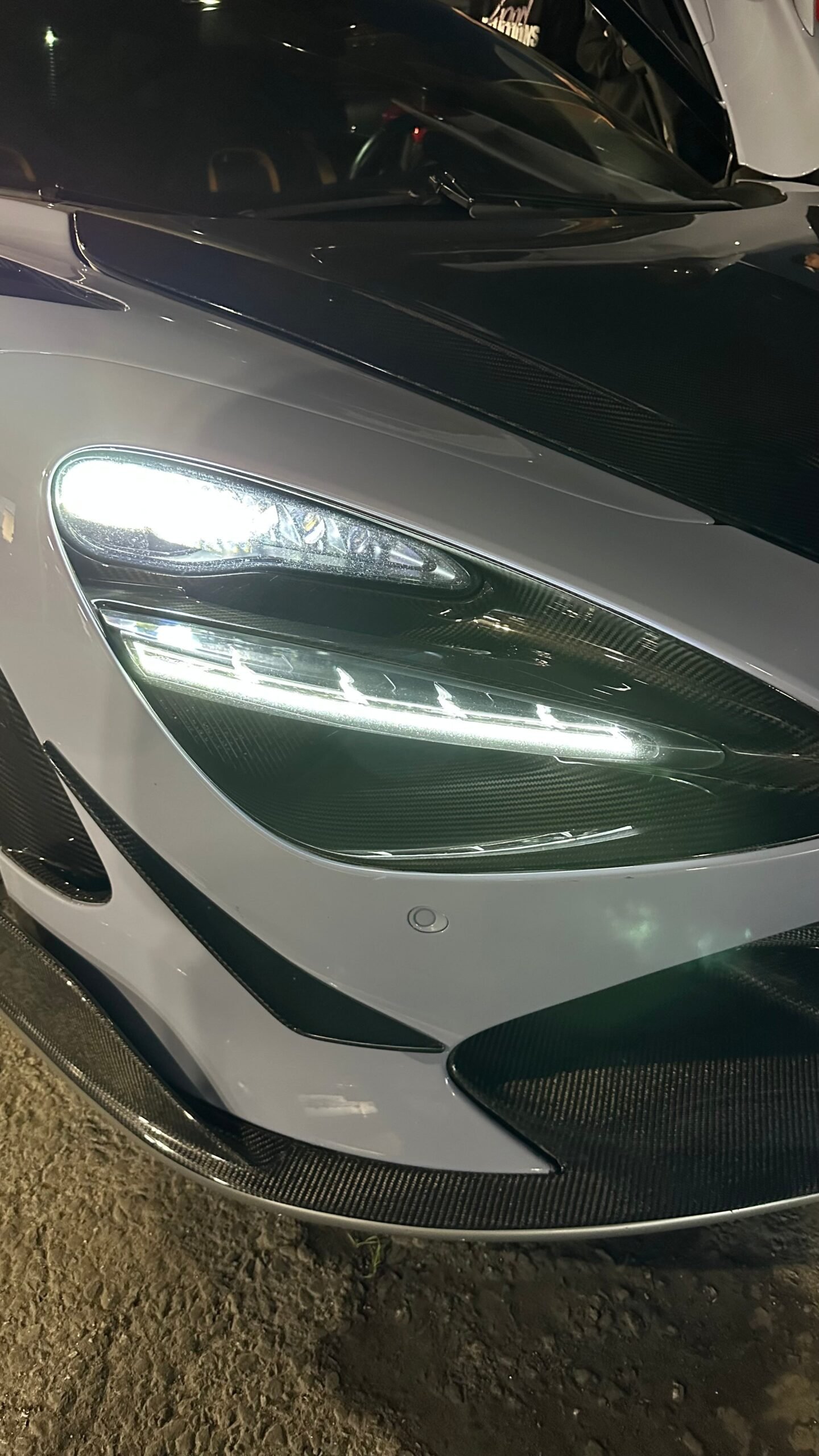 Carbon fiber Headlight Trim Replacement - McLaren 720s/ 750s