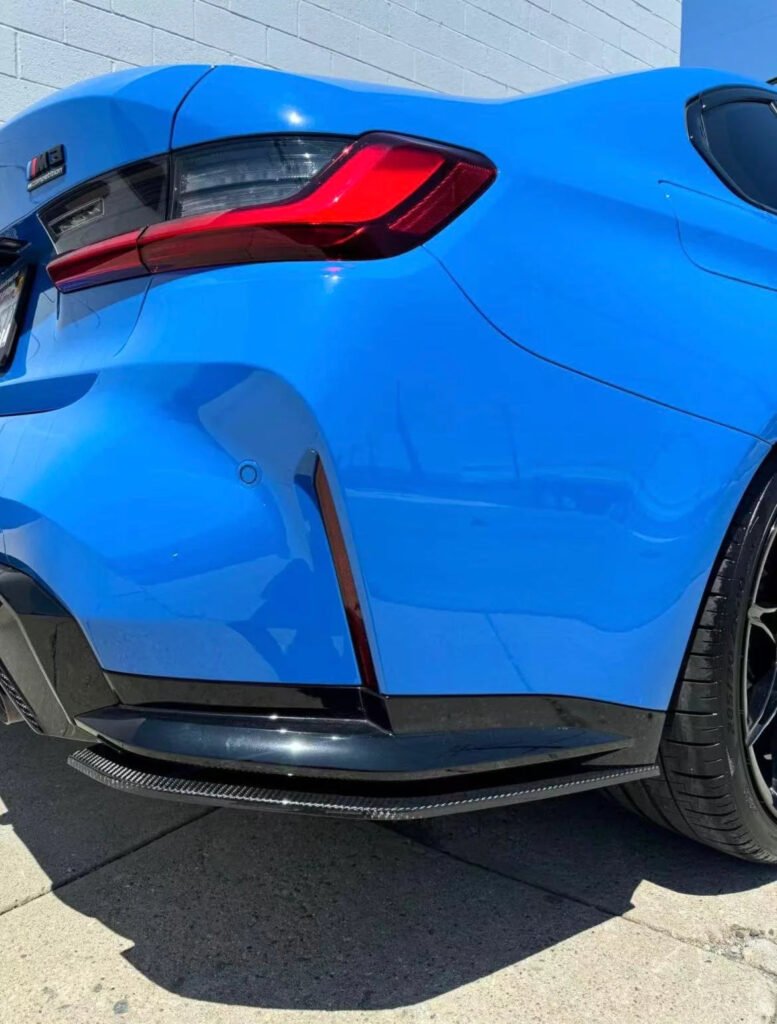 Dry Carbon Fiber Rear bumper Canard Extension - BMW G80 & G81 M3 / G82 & G83