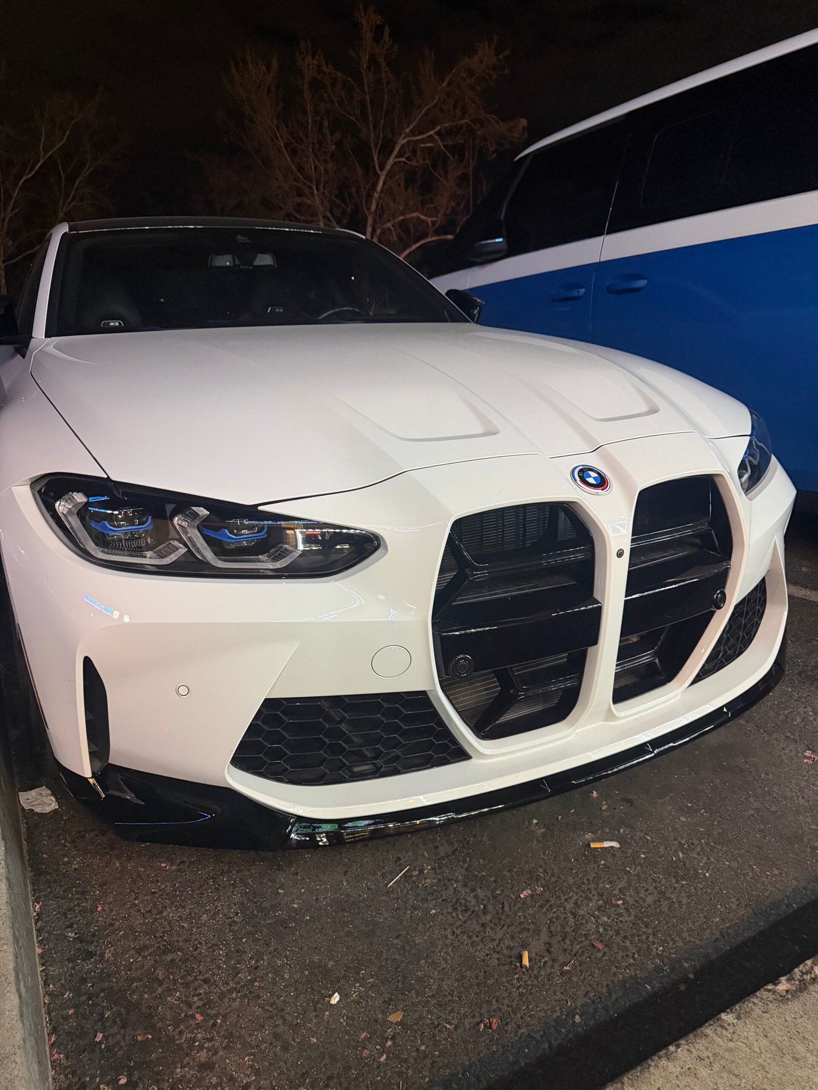 MP Style Gloss Black Front Lip - 2021-2024 BMW G80 M3 G82 G83 M4