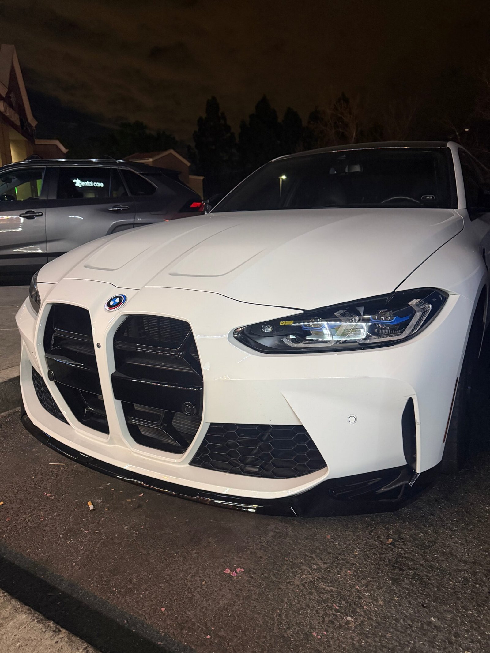 MP Style Gloss Black Front Lip - 2021-2024 BMW G80 M3 G82 G83 M4