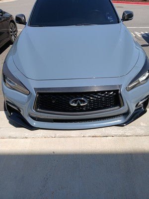 Carbon Fiber Front Bumper Grille Grill Trim Cover - Infiniti Q60 CV37 2019-2023