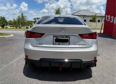 Gloss Black Rear Diffuser w/ LED - 2014-2016 LEXUS IS250 IS350