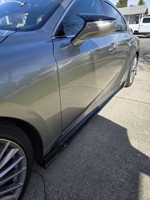 Gloss Black Side Skirt Extensions V3 - 2021-2025 Lexus IS300 IS350