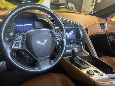 Carbon Fiber Steering Wheel Trim - Chevrolet Corvette C7 Stingray Z06