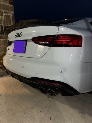 PSM Style Carbon Fiber Trunk Spoiler - Audi RS5 / S5 / A5 & B9 - 图片 10