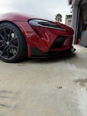 Gloss Black Front Lip Splitter V1 - Toyota Supra A90/A91 MK5