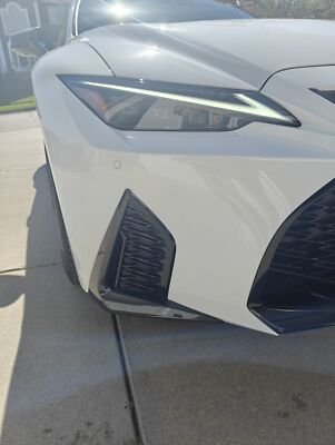 Carbon Fiber Fog Light Cover Lower Bumper Side Trim - Lexus IS 300 350 500 2021-2025