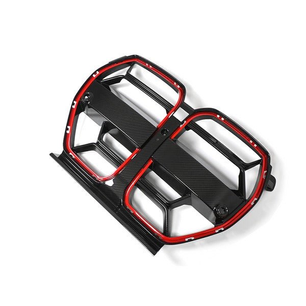 Prepreg Carbon Fiber CSL Red Stripe Front grille - BMW G8X M3 M4 G82 G80