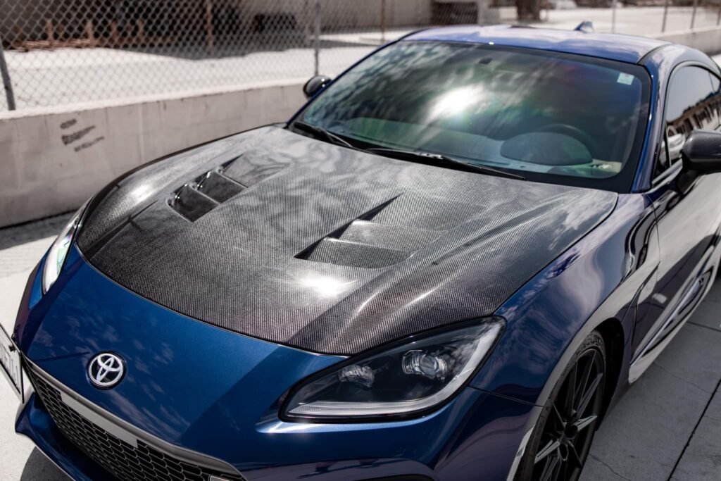 Carbon Fiber TS Style Front Engine hood - Toyota GR86 / Subaru BRZ
