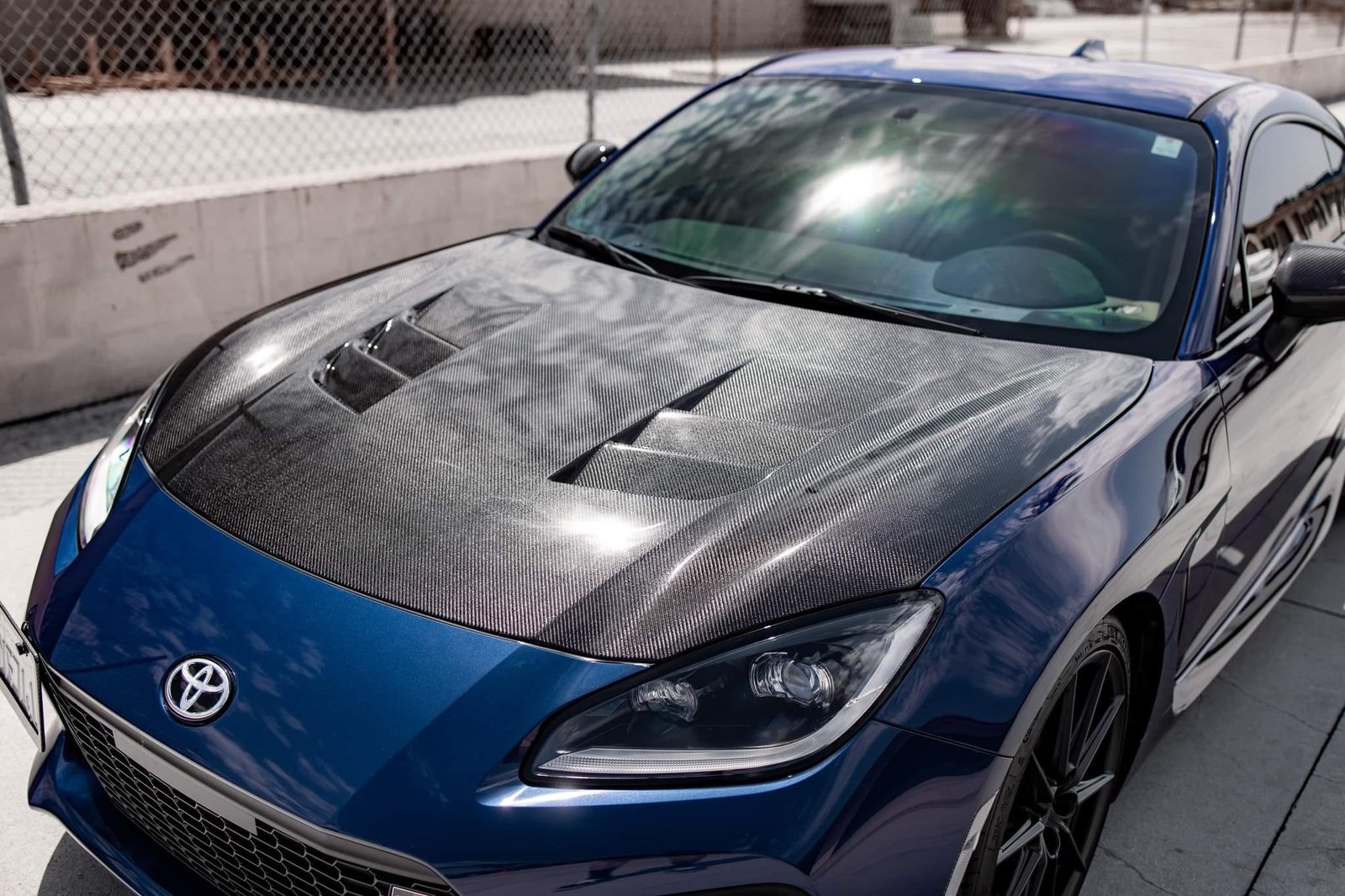 Carbon Fiber TS Style Front Engine hood - Toyota GR86 / Subaru BRZ
