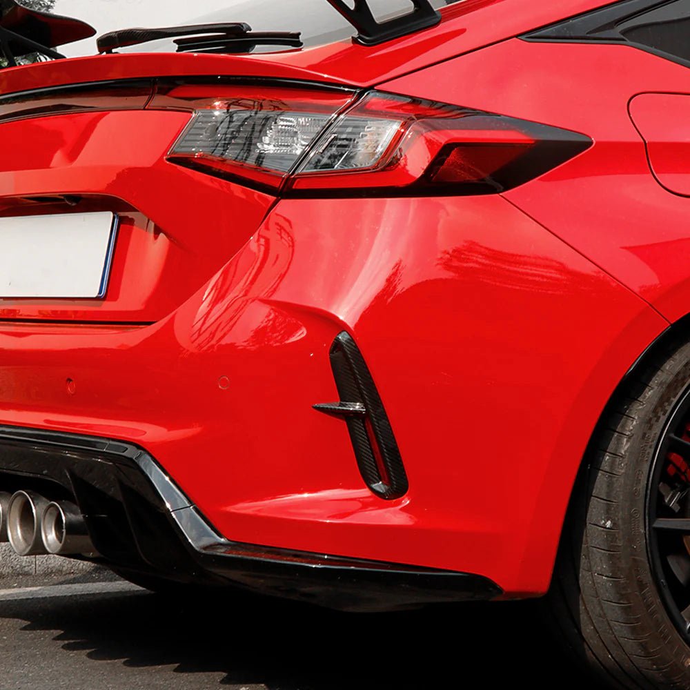 Carbon Fiber Rear Bumper Trim - Honda 11th Civic Type R FL5