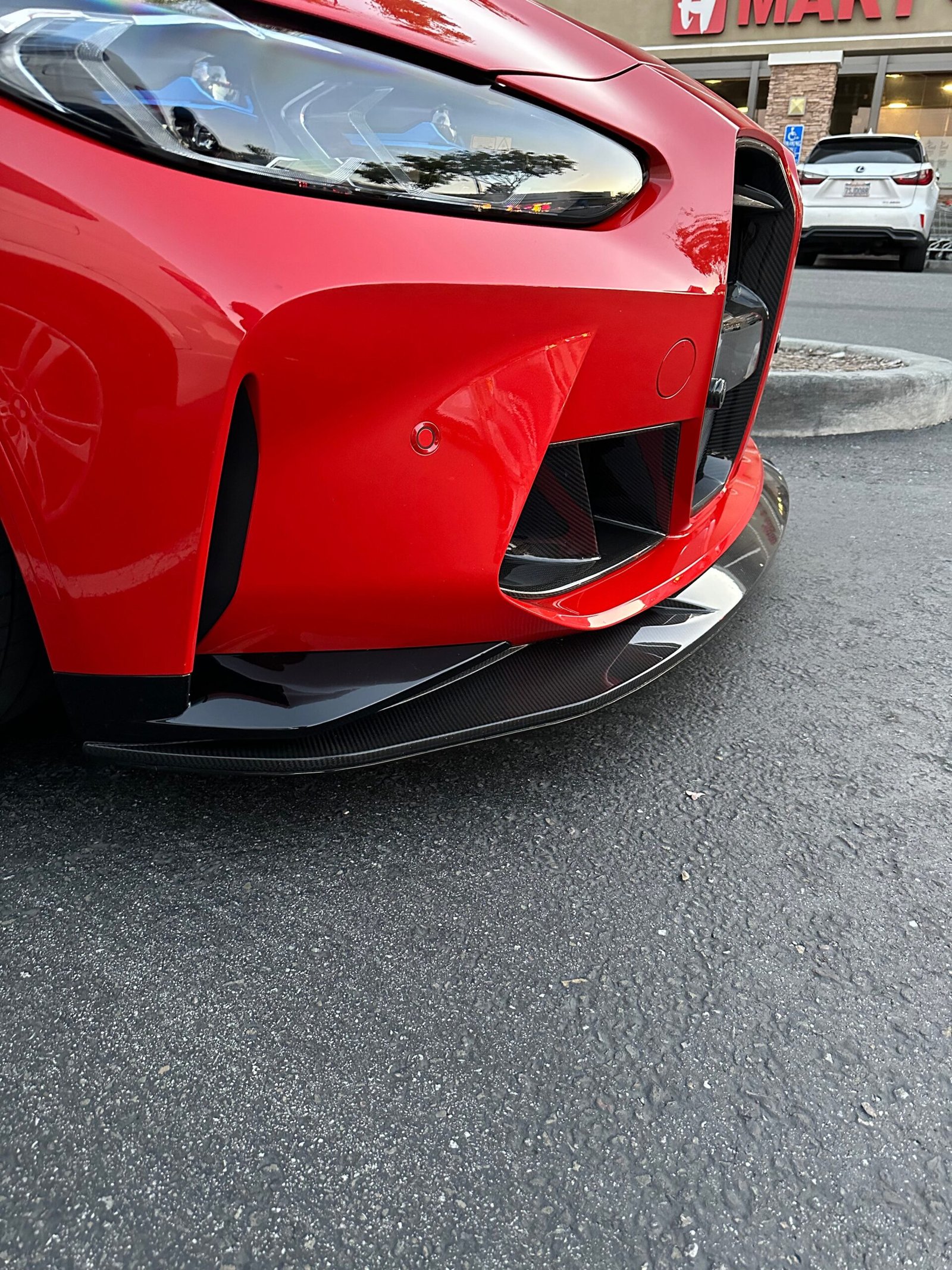 MHC Style Carbon Fiber Front Lower Splitter Lip - BMW G80 M3 & G82 / G83 M4 - Image 2