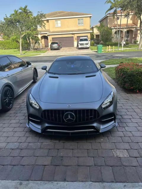 Dry Carbon Fiber Front Splitter Lip - Mercedes Benz AMG GT GTS GTC C190 - 图片 12