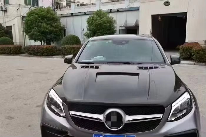 Carbon Fiber Engine Vented Cover Hood Replacement - Mercedes GLE 63s W166 X292 coupe 2015-2019 - 图片 4