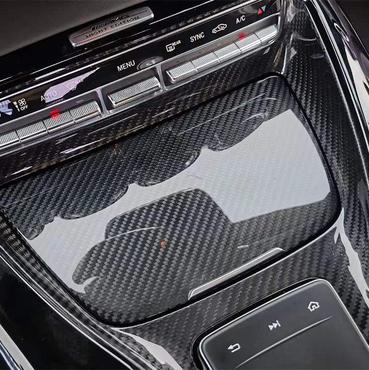 Carbon Fiber Interior Center Trim Kit Cover - Mercedes Benz AMG GT GTS GTR 2019-2023 4 door - 图片 4