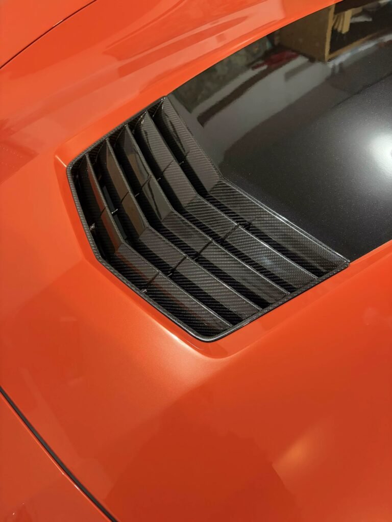Carbon Fiber Hood Air Vent Cover - Chevrolet Corvette C7 2014-2019