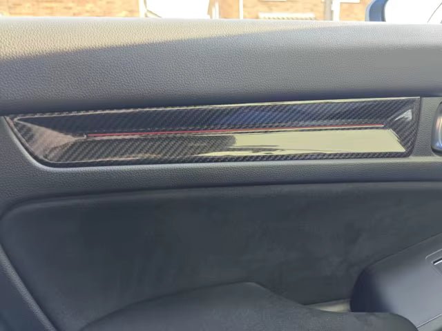 Carbon Fiber Interior Door Panel Trim - Honda Civic Type R FL5
