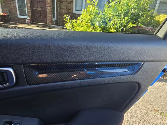 Carbon Fiber Interior Door Panel Trim - Honda Civic Type R FL5 - Image 6