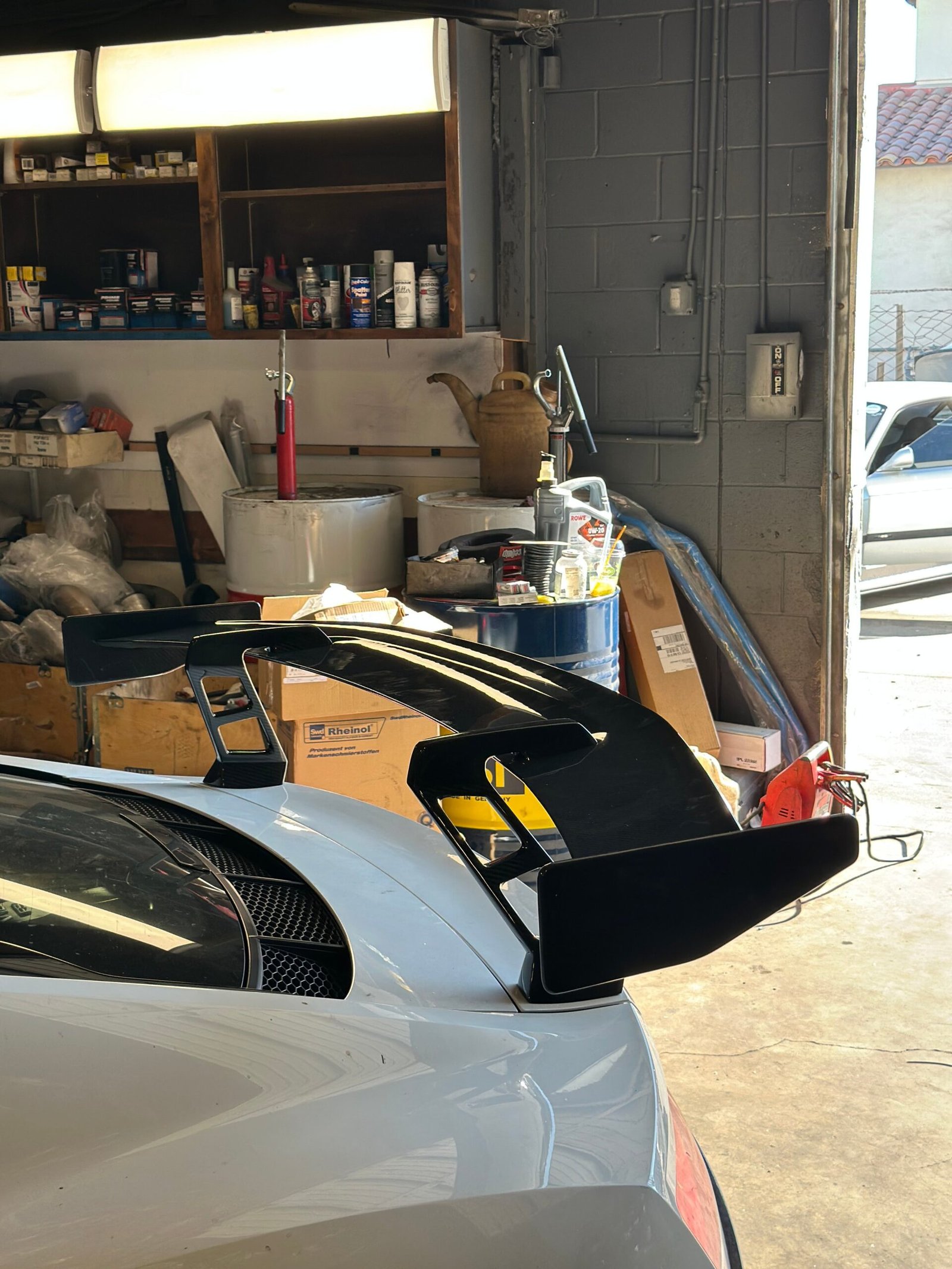 prepreg Carbon Fiber Performance Style V2 Rear High Rise Wing - Audi R8 V10 Gen 2 - 图片 8