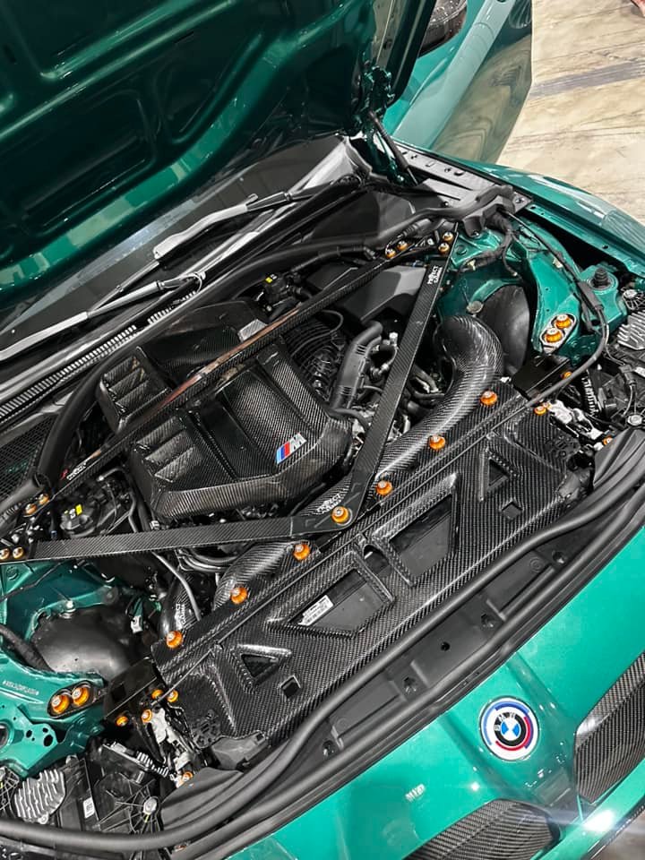 Dry Carbon Fiber Cooling Shroud Cover - BMW G80 M3 & G82 / G83 M4