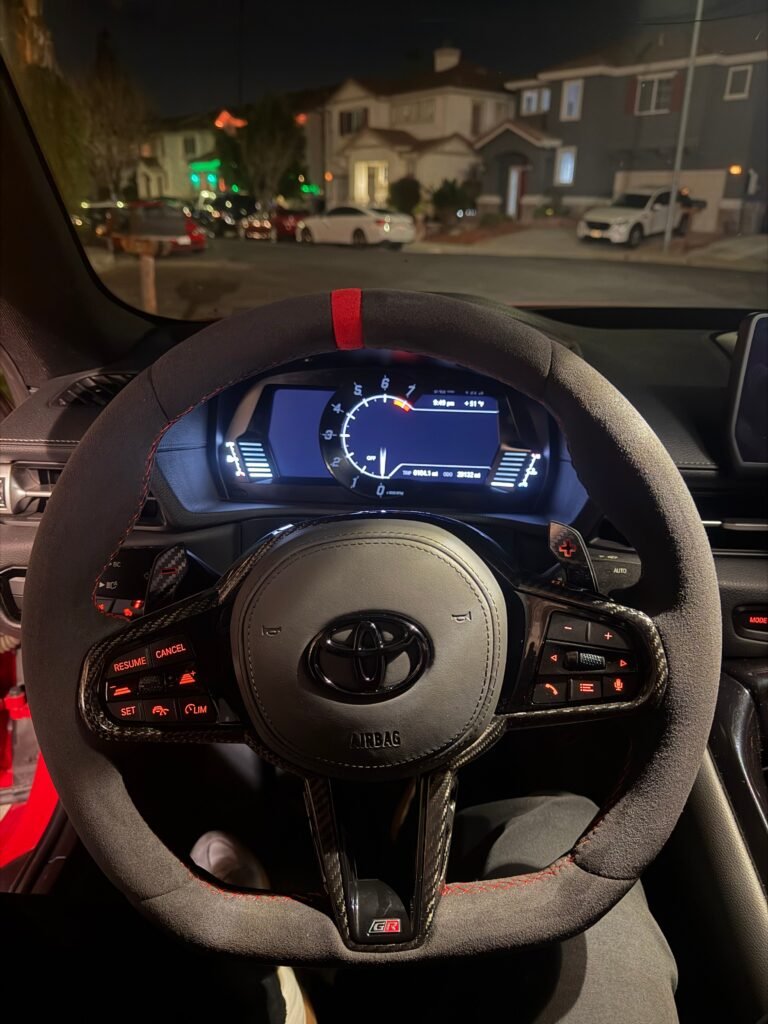 MK5 Toyota Supra A90 A91 - G8X Style Custom Steering Wheel Replacement Conversion Upgrade