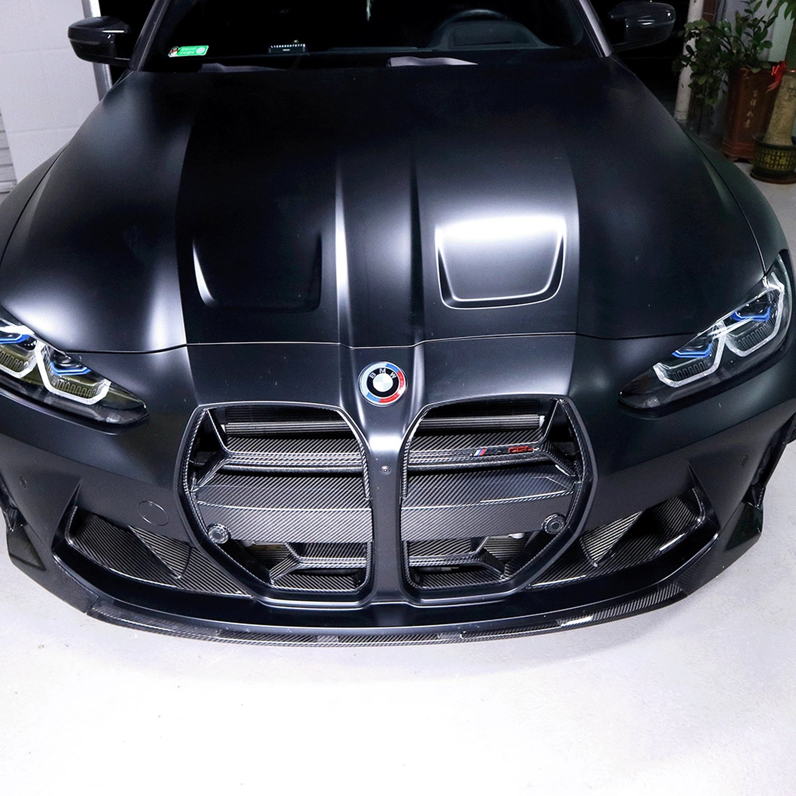 Prepreg Carbon Fiber CSL Style Front Grille Replacement - BMW G80 M3 & G82 / G83 M4