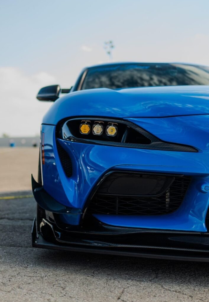 Carbon Fiber Vented HeadLight Air Duct head light delete - Toyota Supra MK5 A90 A91 GR 2019-2024
