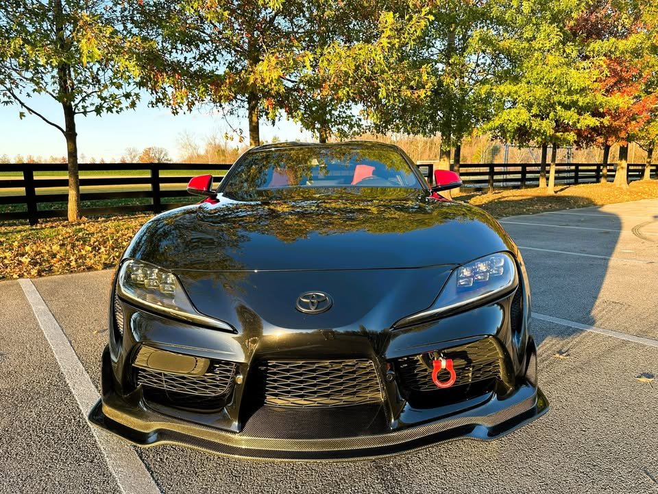 Carbon Fiber MB Style Front Splitter Lip - Toyota Supra GR A90-A91-MKV