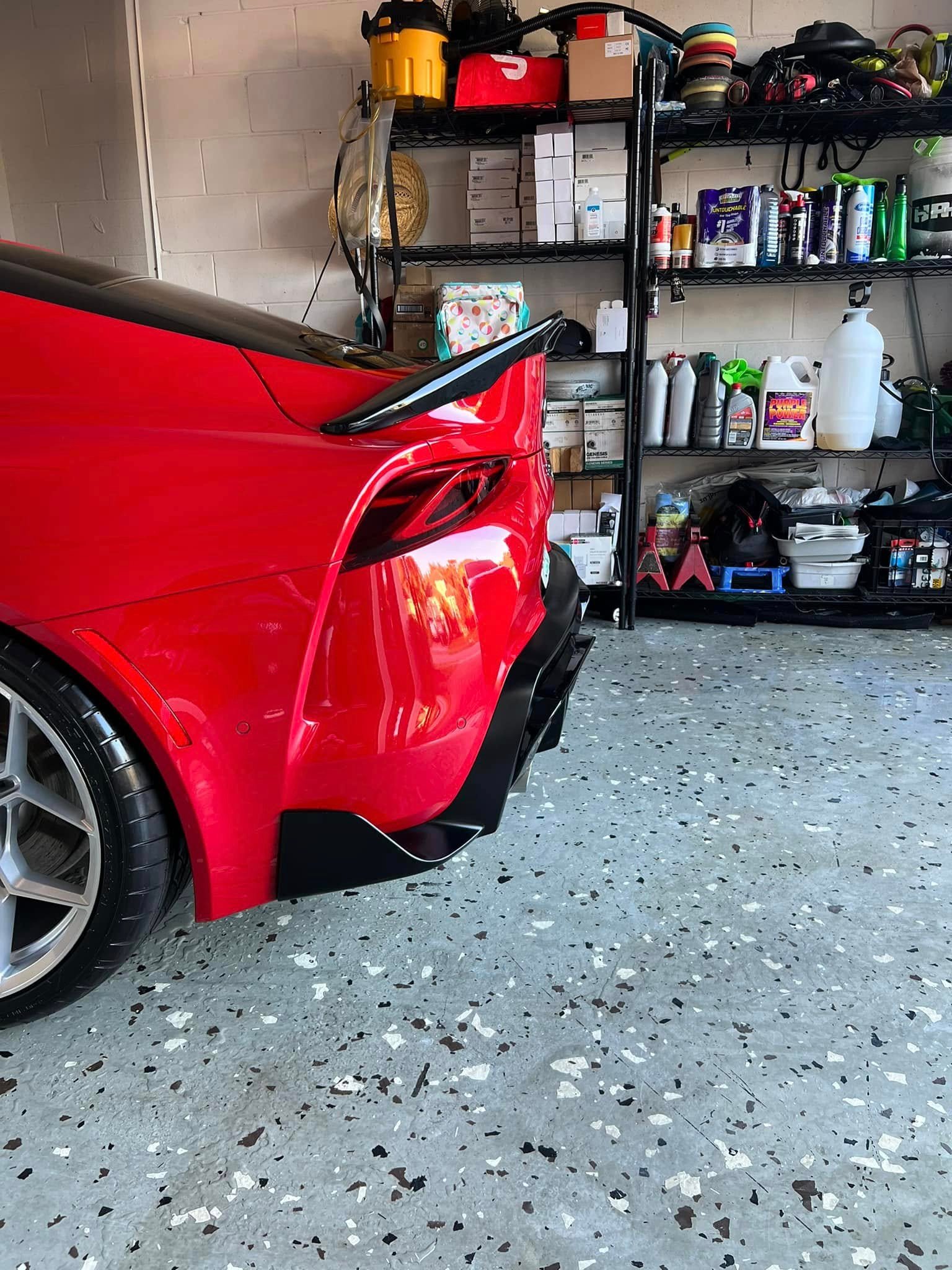 Gloss Black Rear A Style Diffuser - Supra A90 A91 MK5