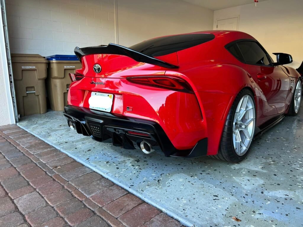 Gloss Black Rear A Style Diffuser - Supra A90 A91 MK5