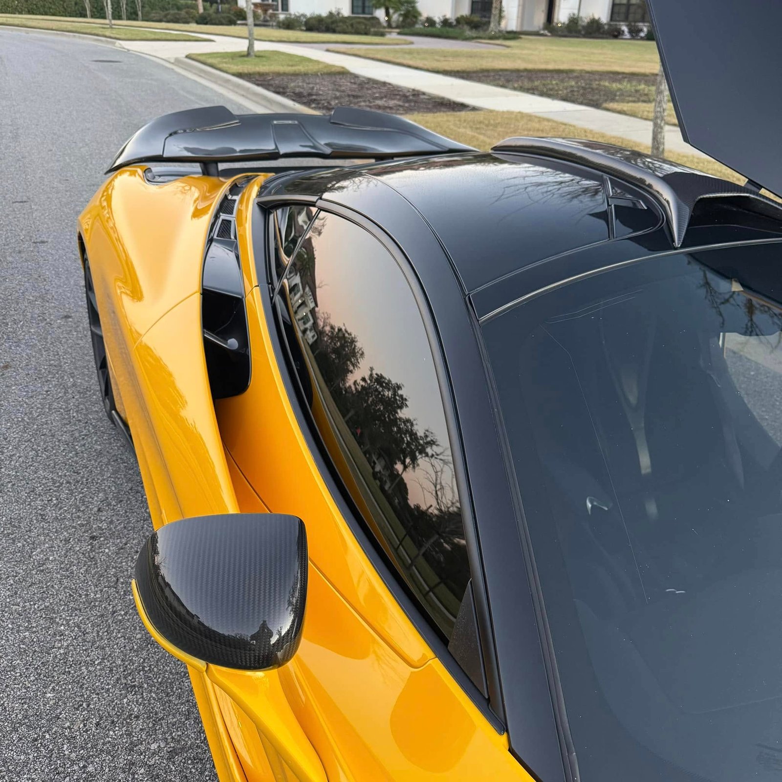 Dry Carbon Fiber Side Mirror Cover Cap - McLaren 540C/570S/650S/675LT/720S/GT