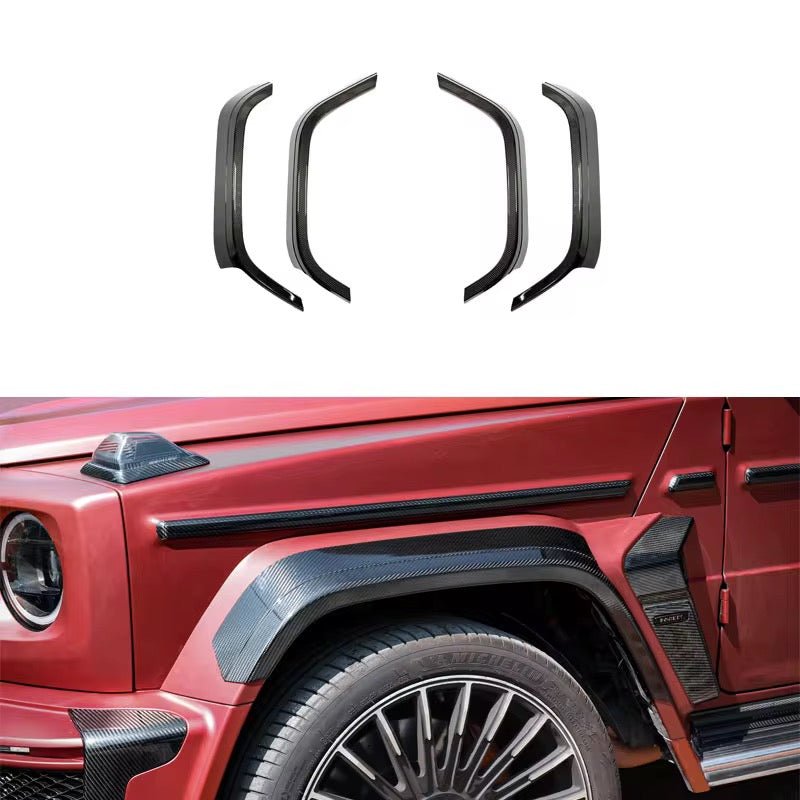 Carbon fiber fender wheel flares trim - Mercedes Benz G wagon W465 2024+