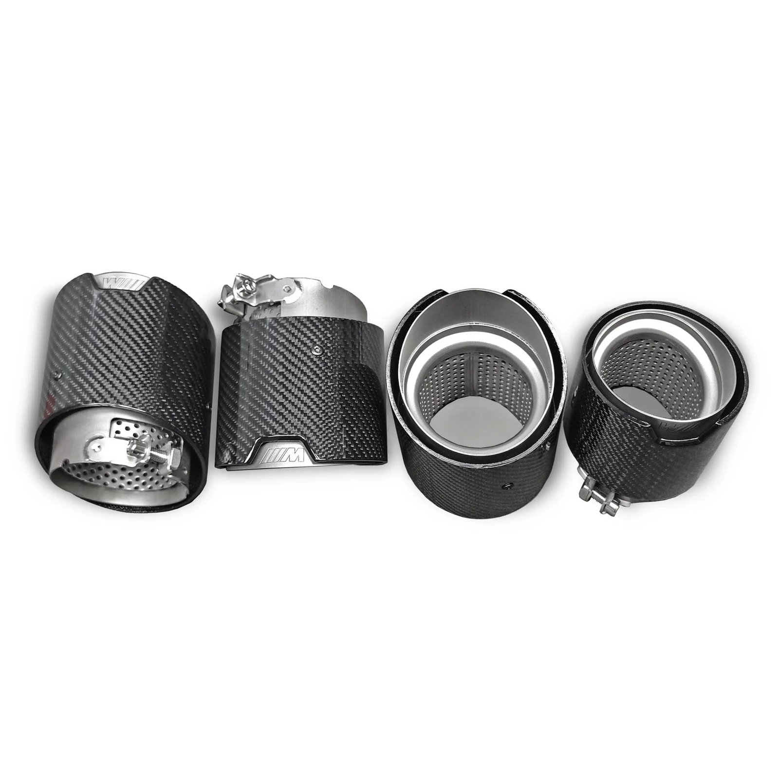 Pre-Preg Carbon Fiber Exhaust Tips Set - BMW G80 & G81 M3 /G82 & G83 M3 /G87 M2