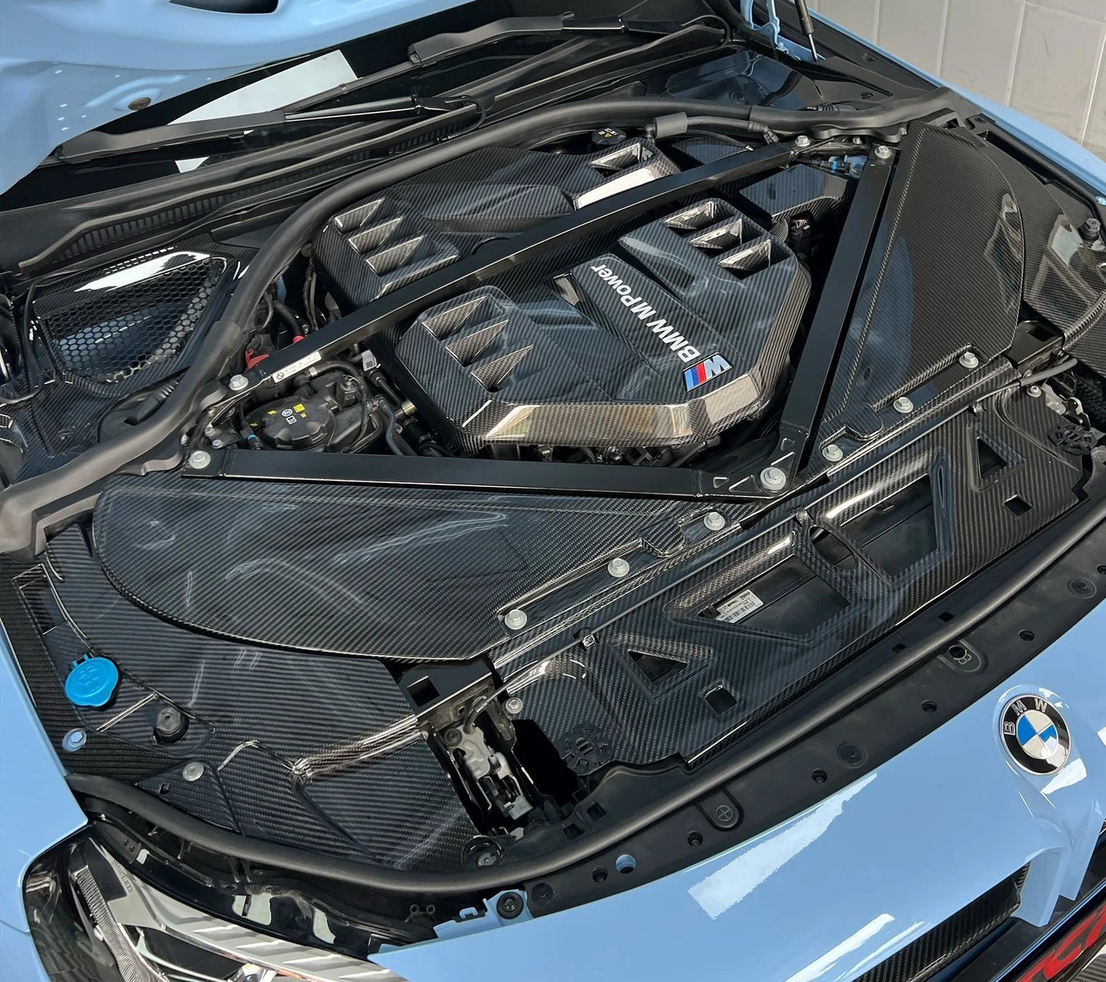 Forged Carbon Fiber Engine Bay Cover kit - BMW M3 G80 G81 M4 G82 G83