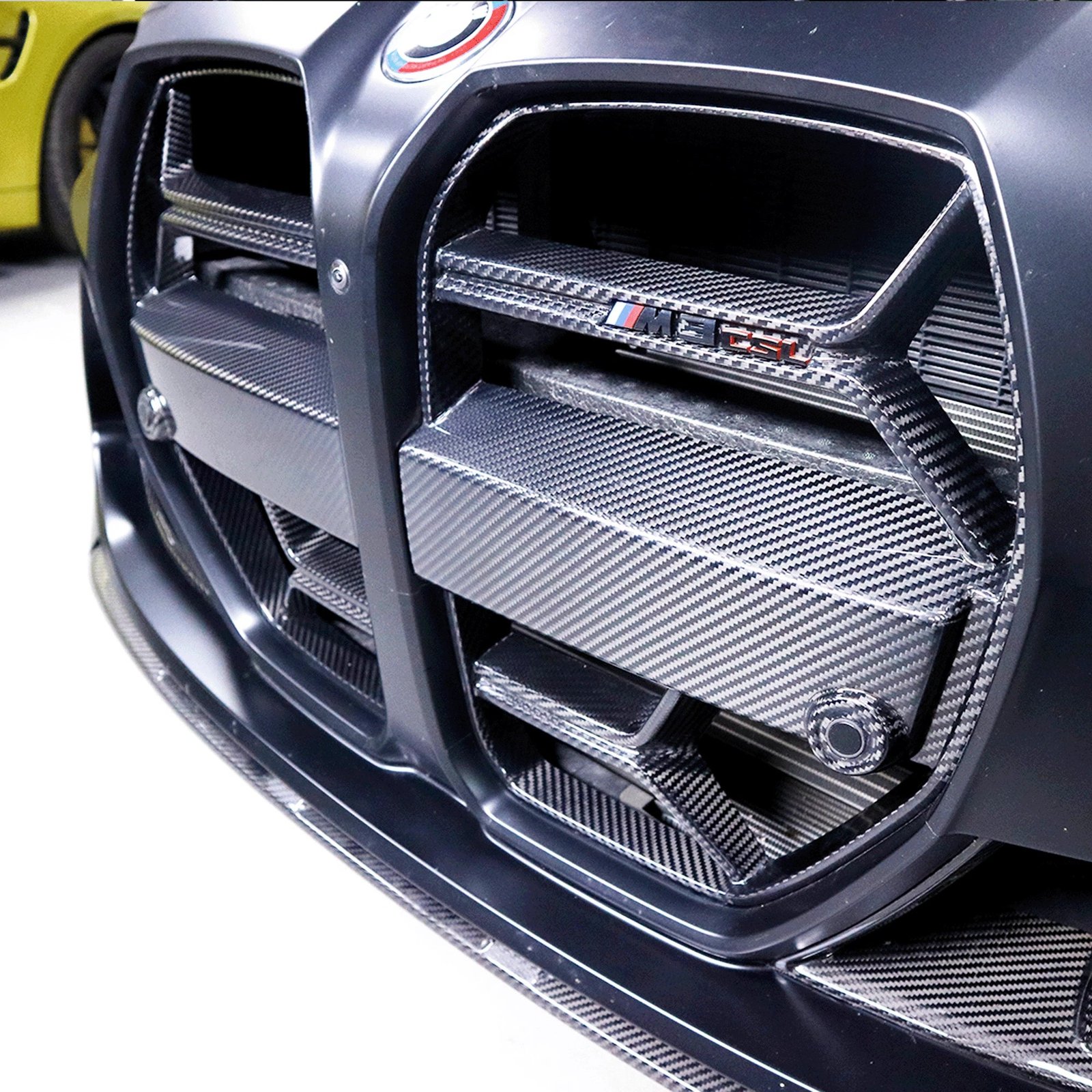 Prepreg Carbon Fiber CSL Style Front Grille Replacement - BMW G80 M3 & G82 / G83 M4
