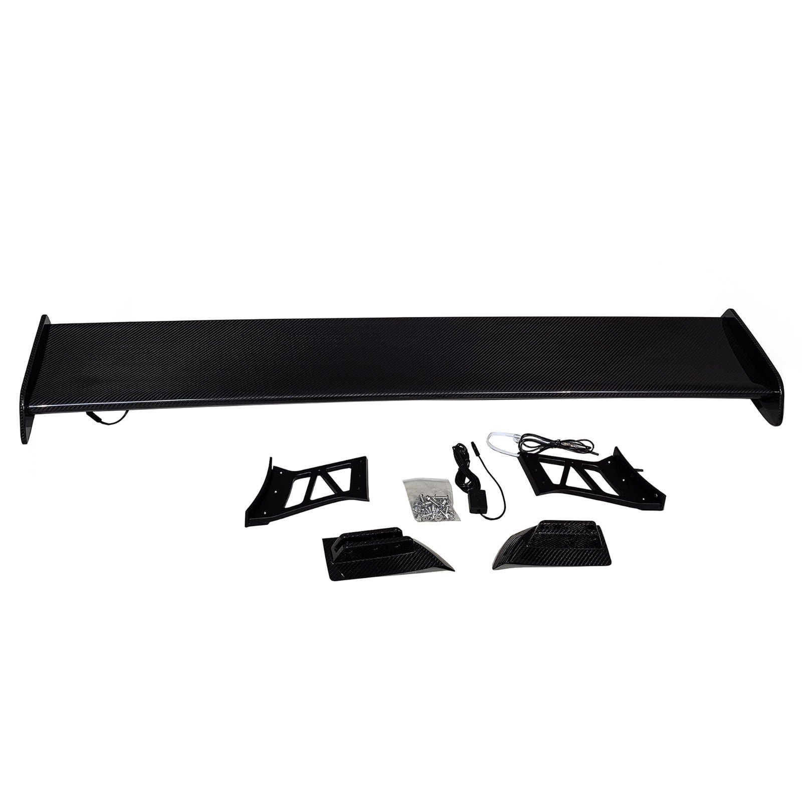 Prepreg Carbon Fiber Wing w/ LED - BMW G80 M3 / G82 M4 / G87 M2