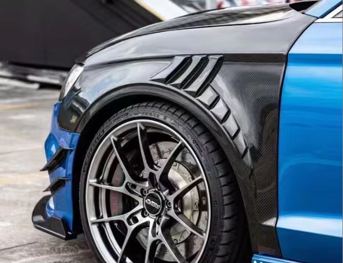 Carbon Fiber Front Vented Fenders - Audi A3/S3/RS3 8V