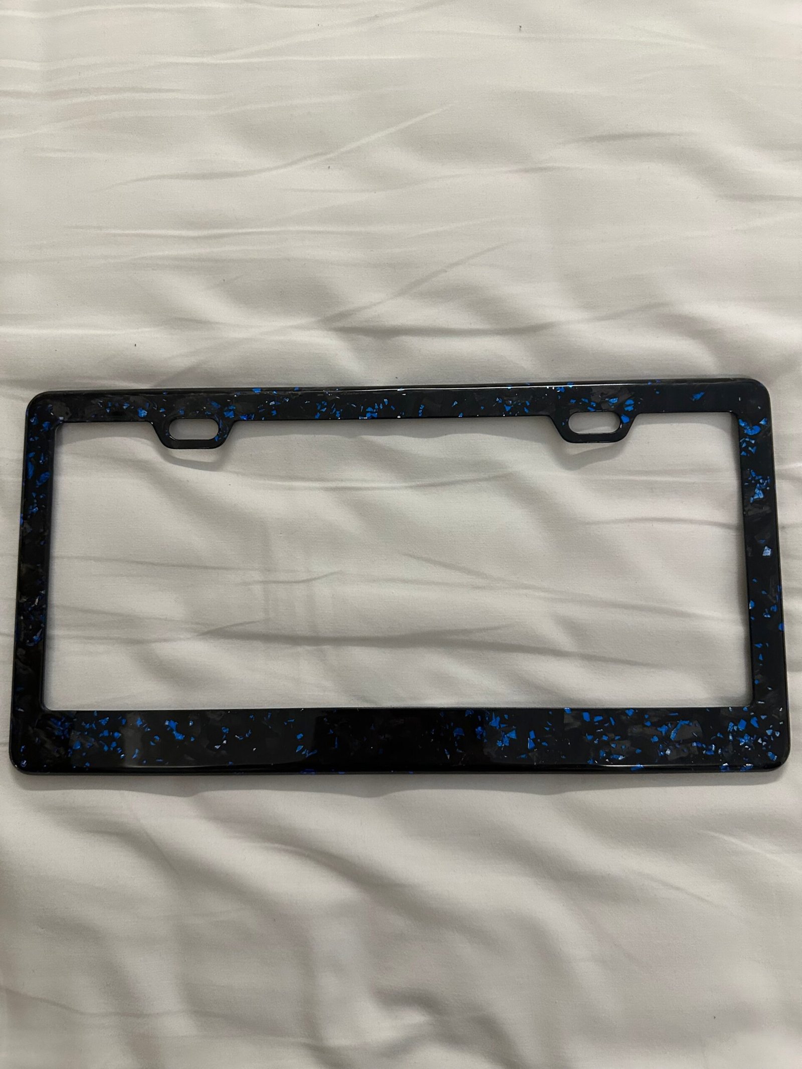 Colored Forged Carbon Fiber Universal License Plate Frame - 图片 15