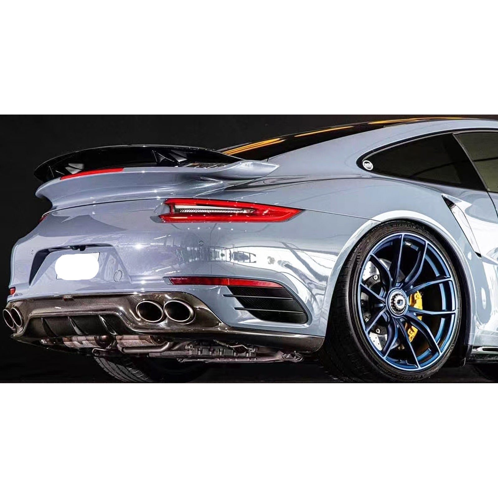 Carbon Fiber Rear Diffuser - Porsche 991.1 991.2 911 Turbo