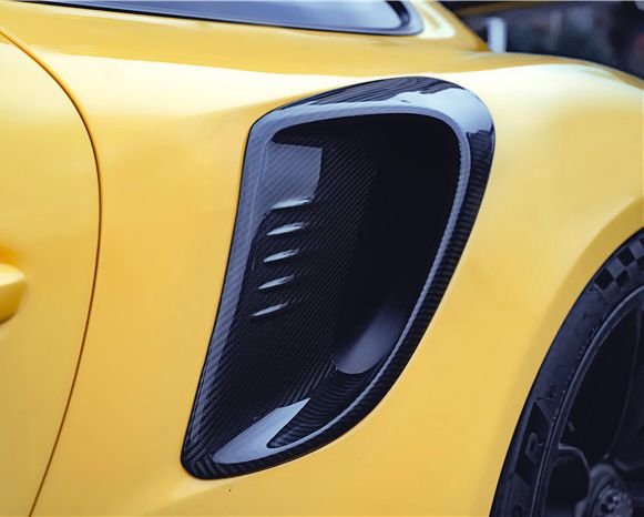 Prepreg Dry Carbon Fiber Side Air Intake Scoop - Porsche 991 Turbo GT3RS GT2RS 2012-2018