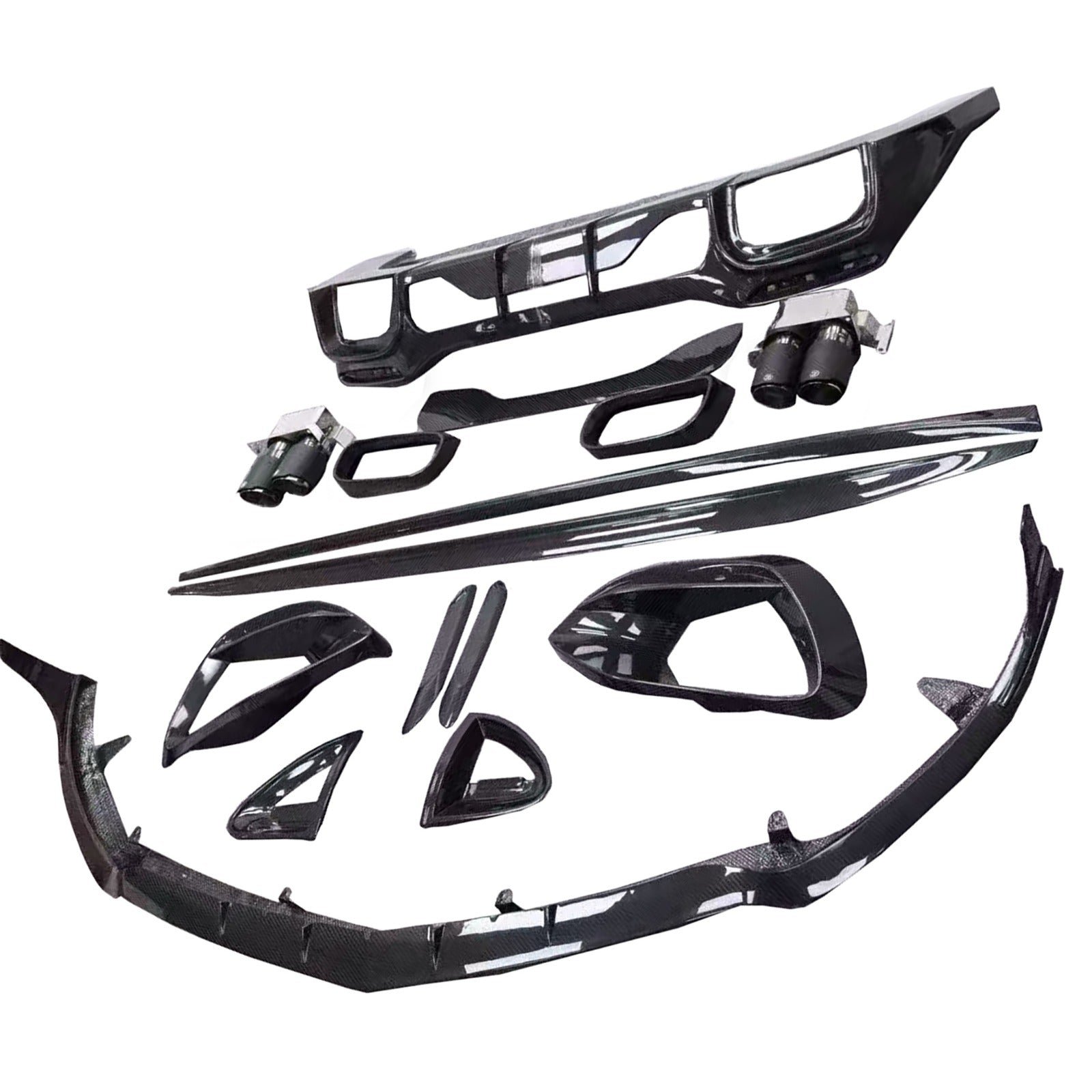 Dry Carbon Fiber BRB Aerodyanmic Body kit -Mercedes-Benz SL43 SL63 2022-26