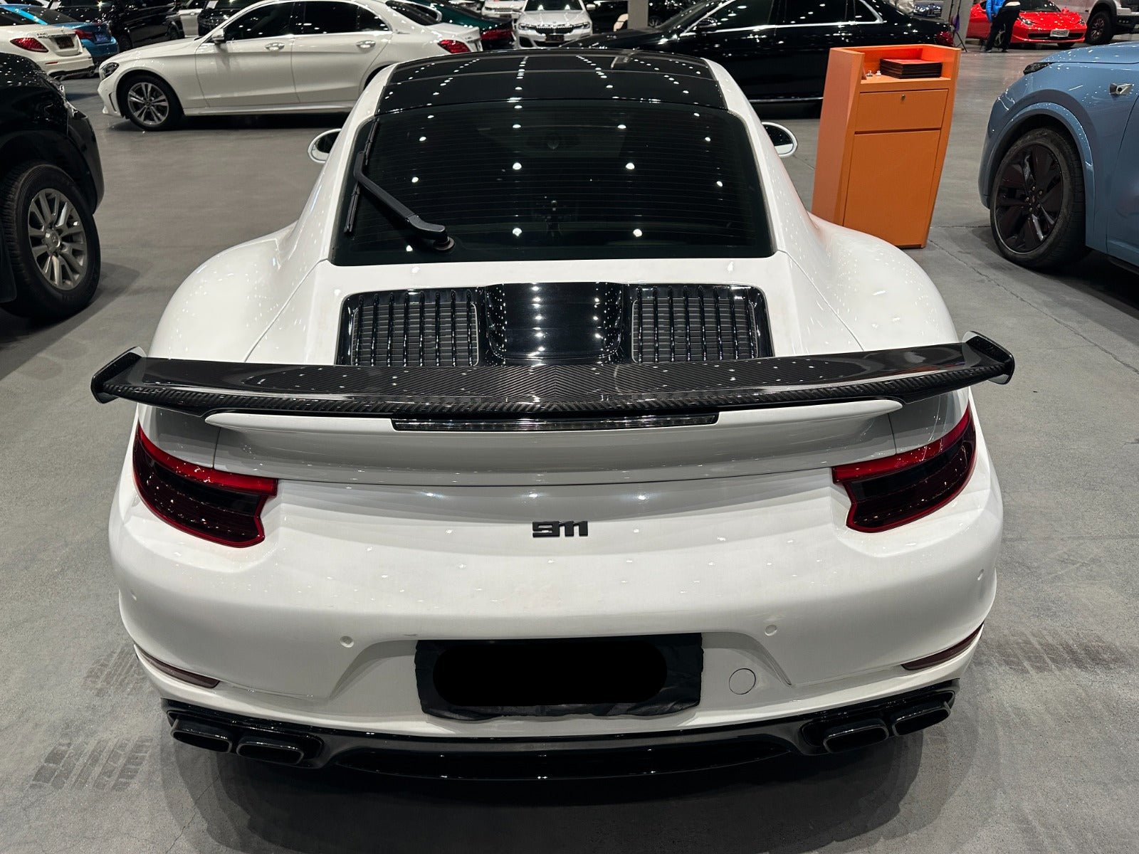 Carbon Fiber Rear Wing - Porsche 911 991 Turbo S 2012-2018