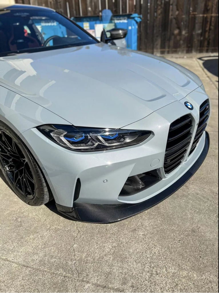 RSC Style Carbon Fiber Front Lip Splitter - BMW G8X G80 G82 M3 M4