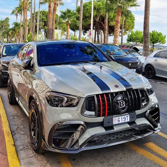 BRS Style Carbon Fiber Fog Lamp Grilles - Mercedes Benz W167 C167 GLE450 GLE63