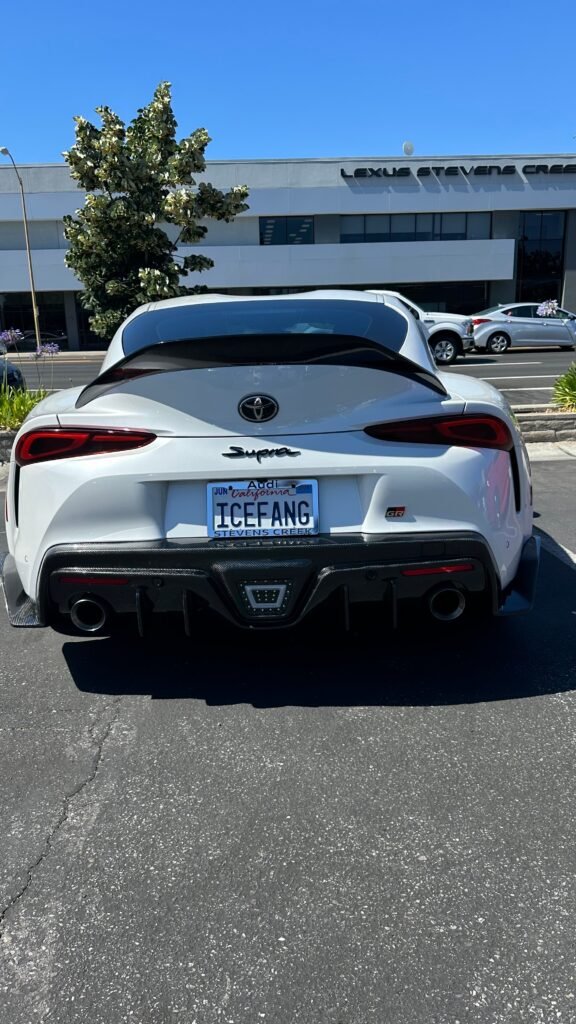 Carbon Fiber Rear Diffuser V2 for Toyota A90 Supra