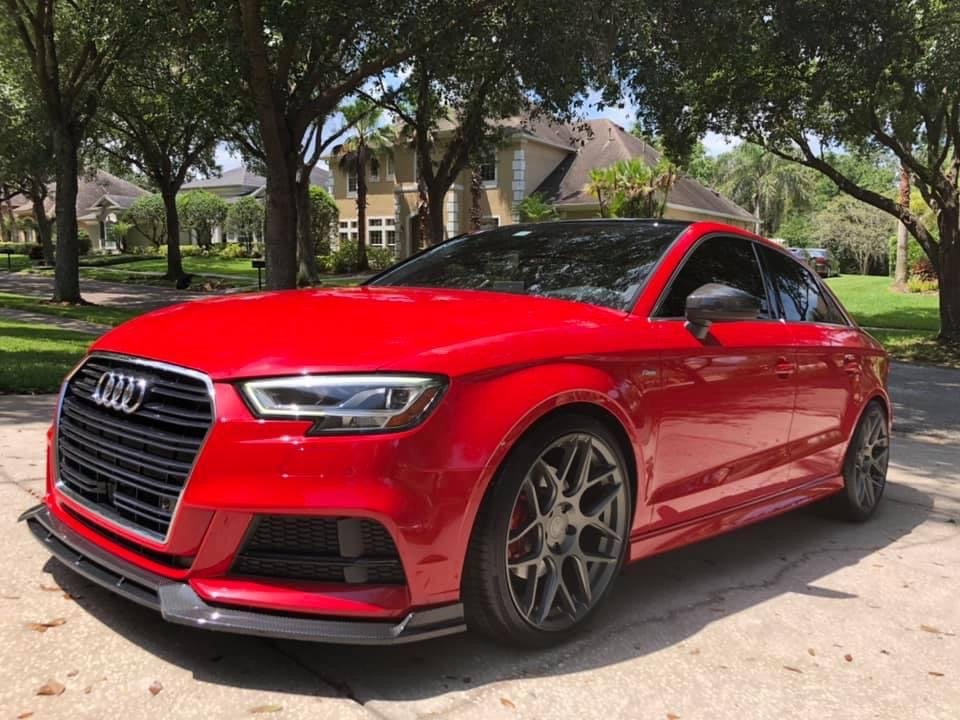 Carbon Fiber Front Lip for Audi S3/A3 8V - product detail 2