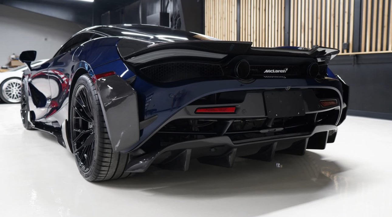 Carbon Fiber Rear Diffuser AP V2 - Mclaren 720 720S